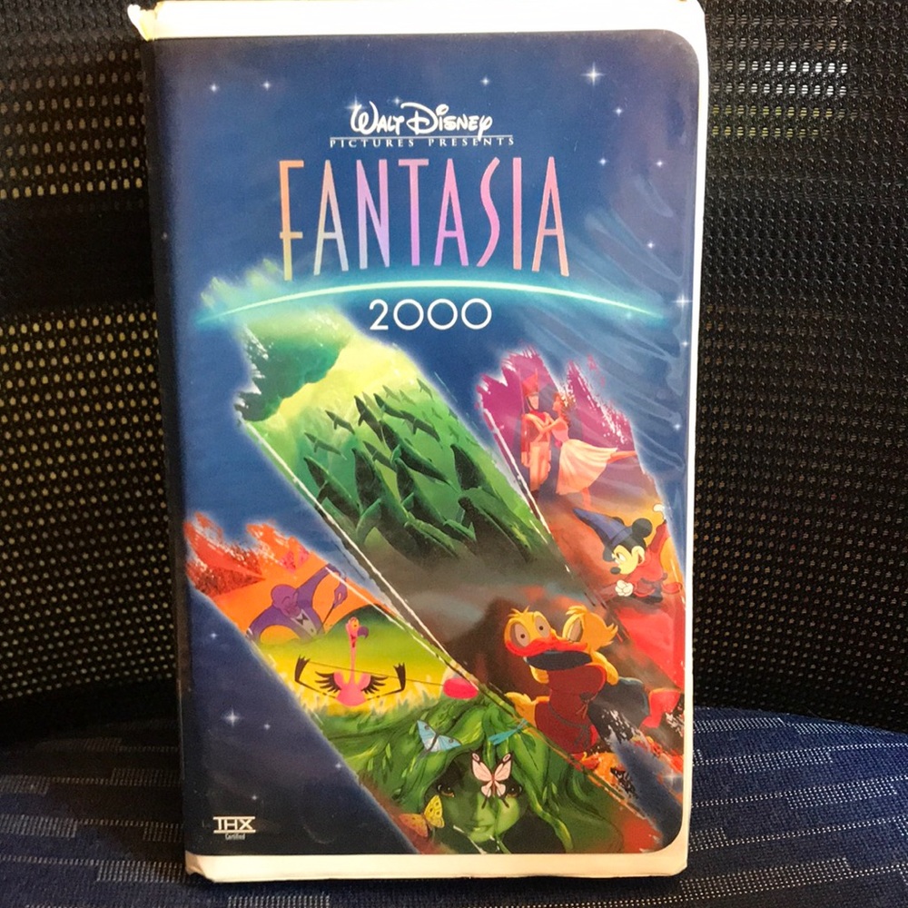 ***6 for $25***  Disney **Fantasia 2000** Cartoon VHS 📼 tape ~ movie 🎥